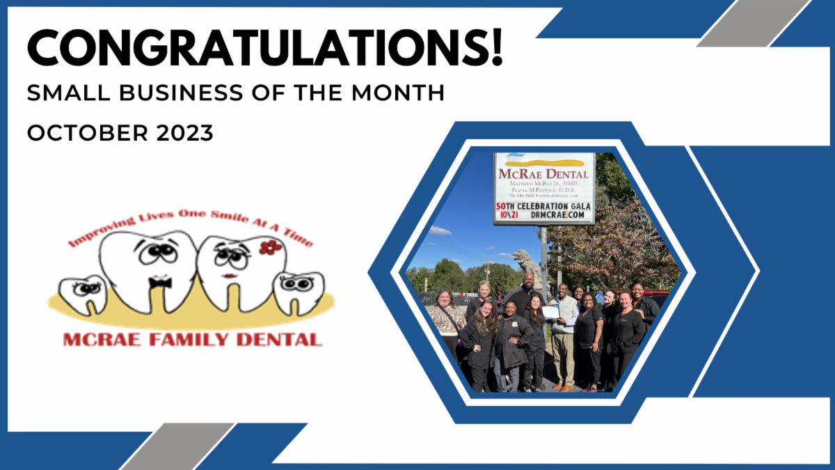 Congratulations! Small business of the month